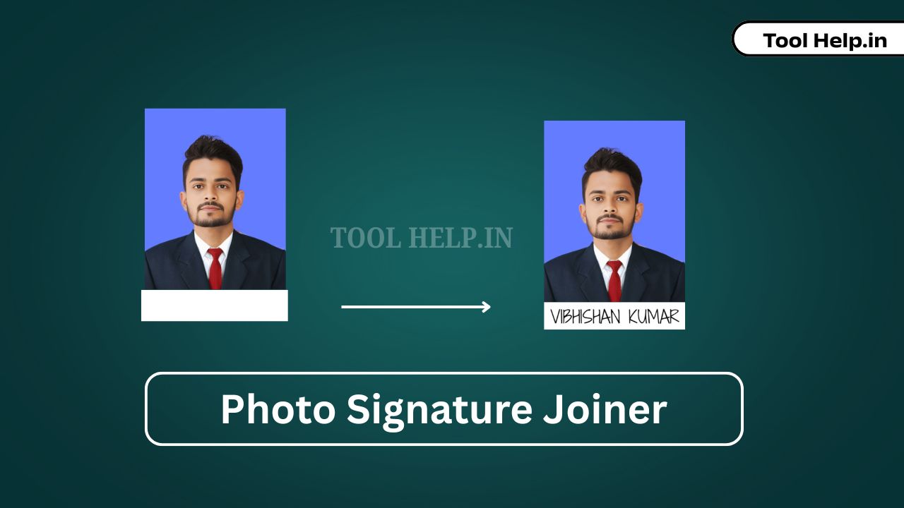Photo and Signature Joiner for Free